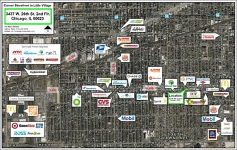 3437 W 26th St, Chicago, IL - AERIAL map view