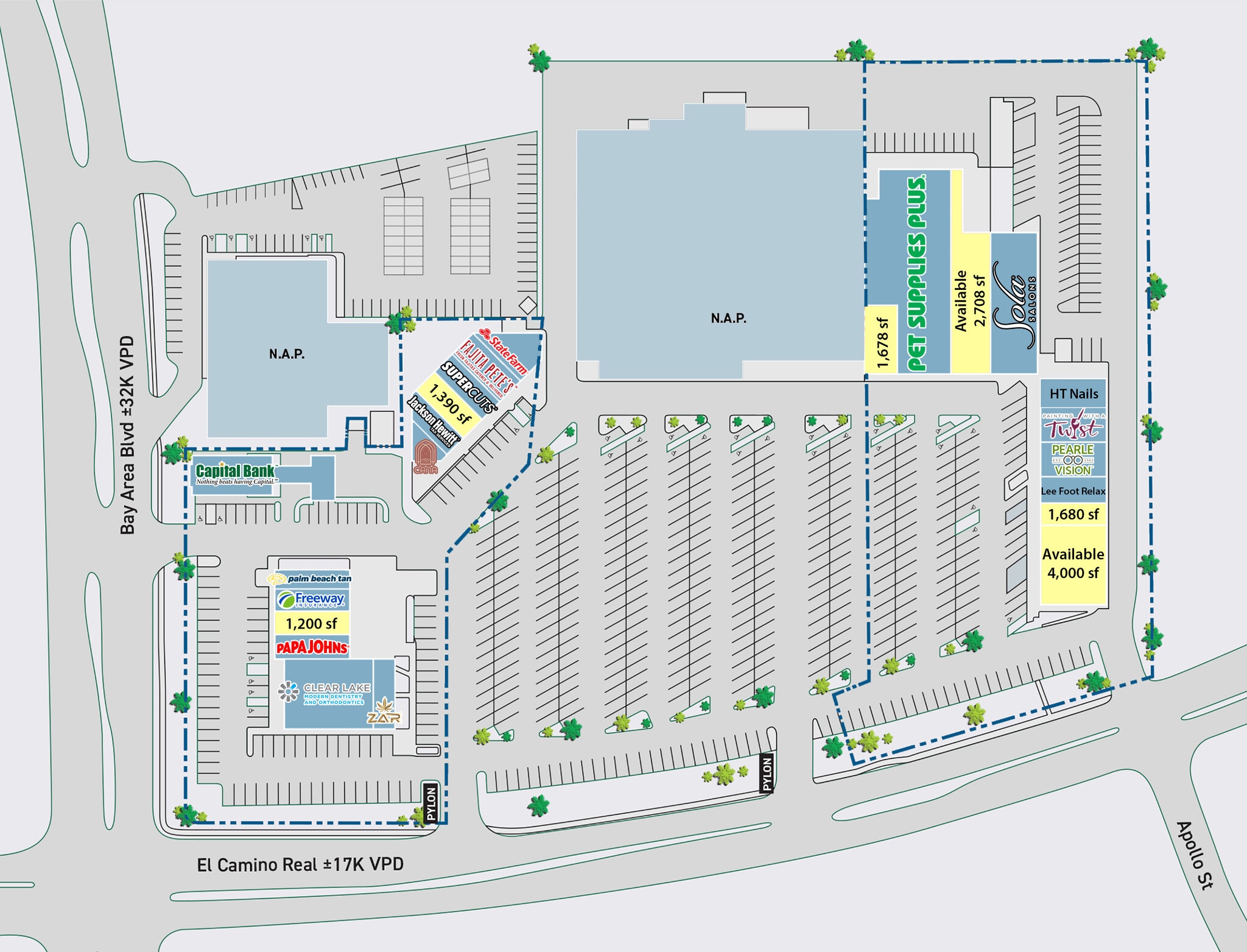 16811 El Camino Real, Houston, TX for lease Site Plan- Image 1 of 1