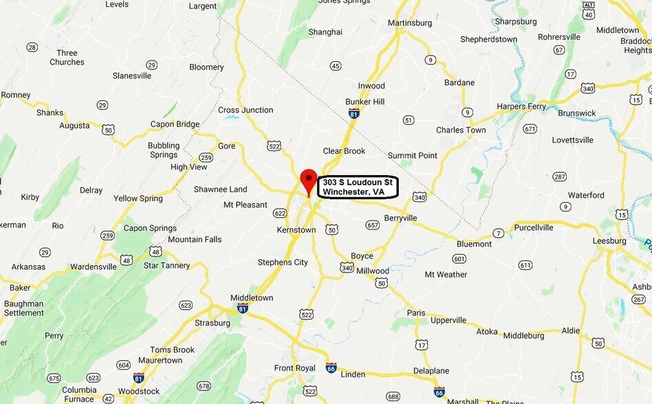 303 S Loudoun St, Winchester, VA for lease - Building Photo - Image 3 of 9