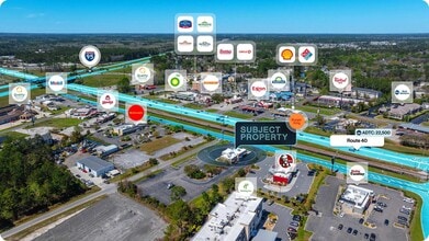 1162 Boone St EXT, Kingsland, GA - AERIAL  map view