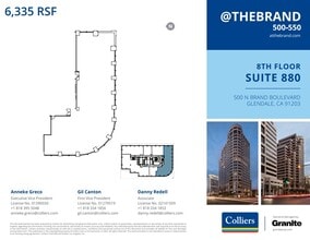 500-550 N Brand Blvd, Glendale, CA for lease Floor Plan- Image 1 of 1