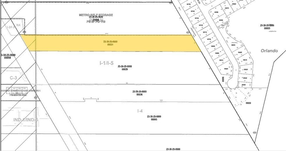 7653 Narcoossee Rd, Orlando, FL for sale - Plat Map - Image 1 of 1