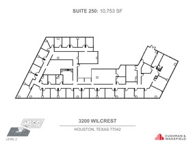 3200 Wilcrest Dr, Houston, TX for lease Floor Plan- Image 1 of 1