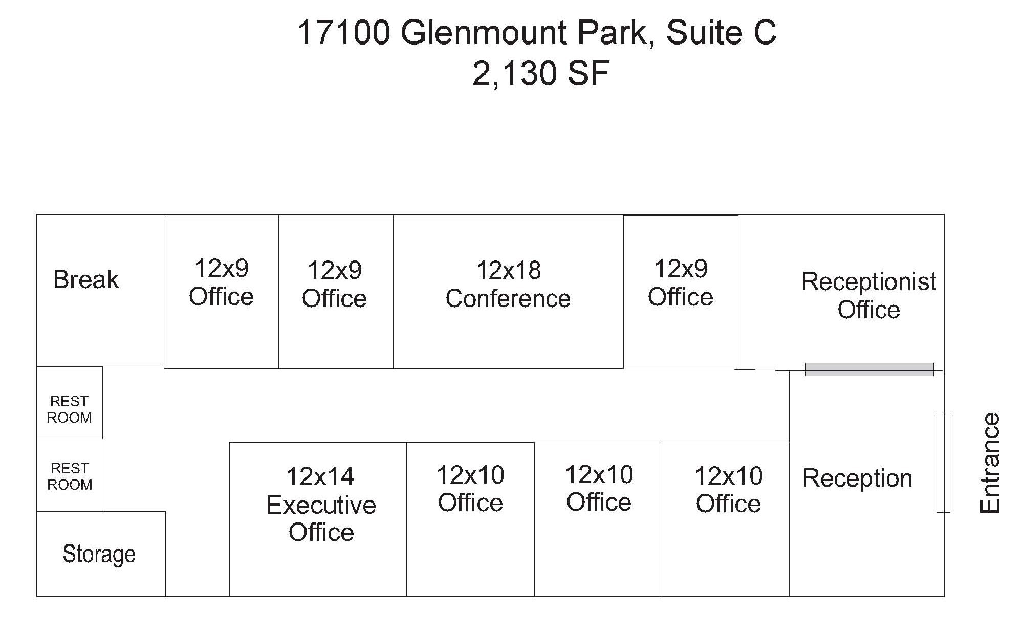 17100 Glenmount Park Dr, Webster, TX for lease Floor Plan- Image 1 of 1