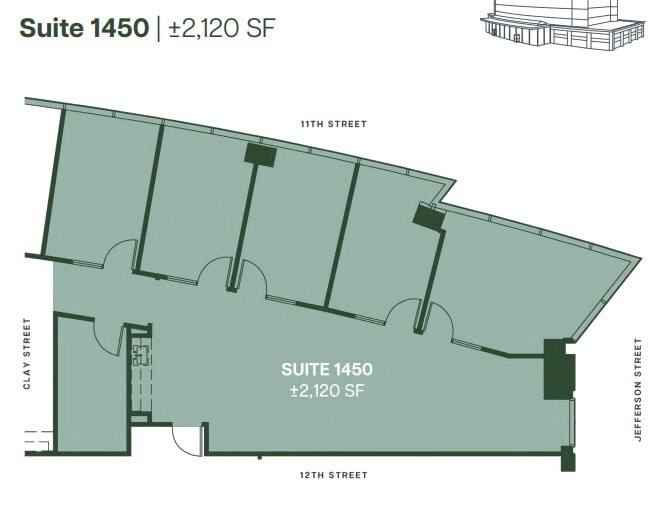 555 12th St, Oakland, CA for lease Floor Plan- Image 1 of 1