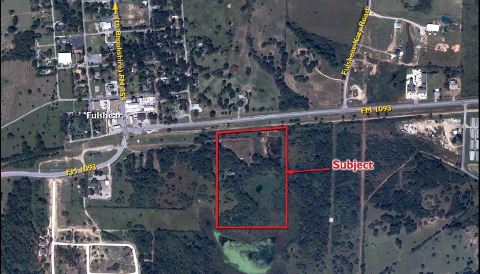 0 FM 1093, Fulshear, TX for sale - Aerial - Image 1 of 5