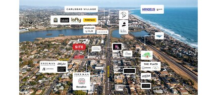 603-609 Vista Way, Oceanside, CA - Aerial  map view