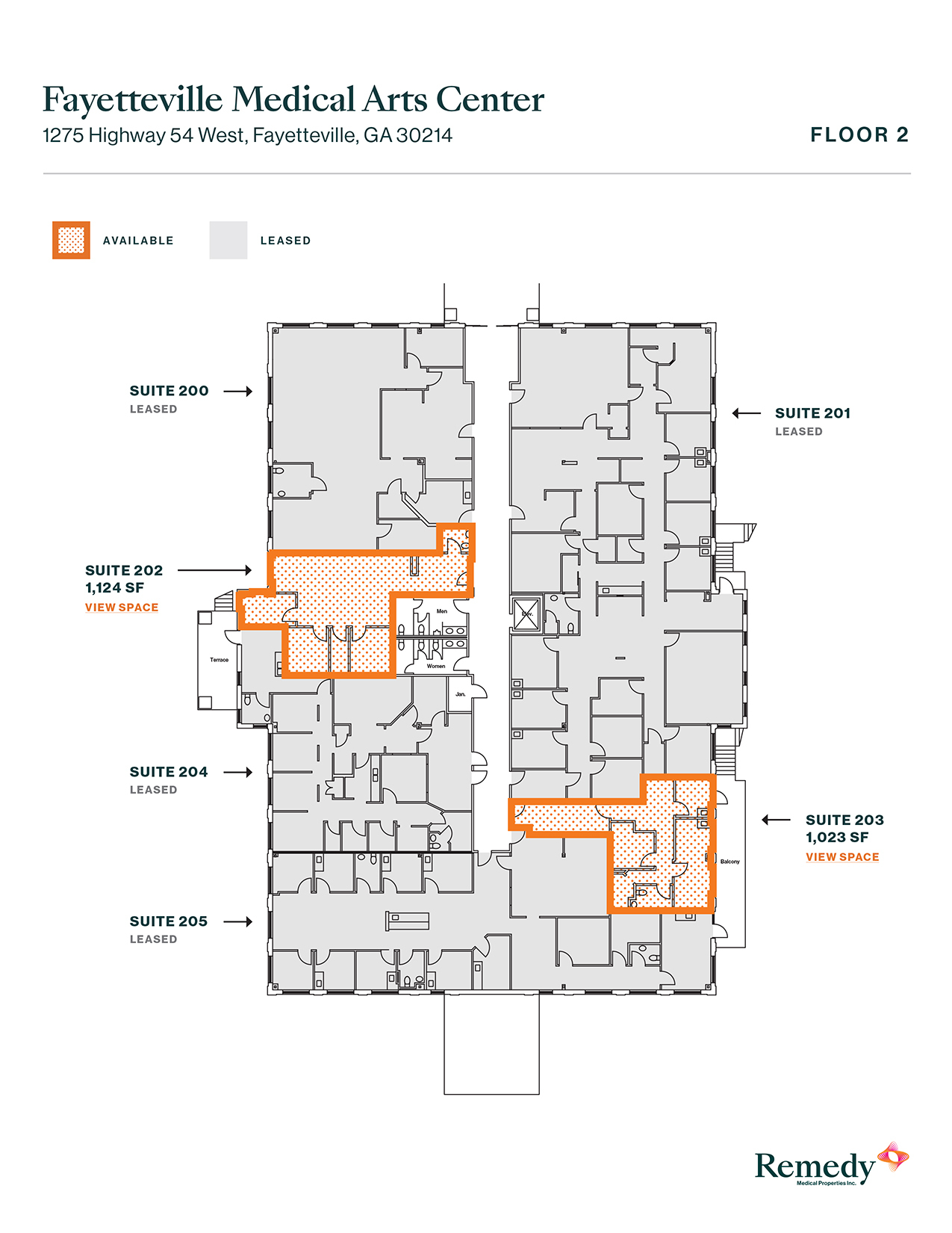 1275 Highway 54 W, Fayetteville, GA for lease Floor Plan- Image 1 of 1