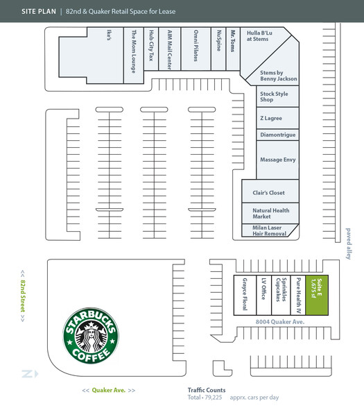 4414 82nd St, Lubbock, TX for lease - Site Plan - Image 2 of 6