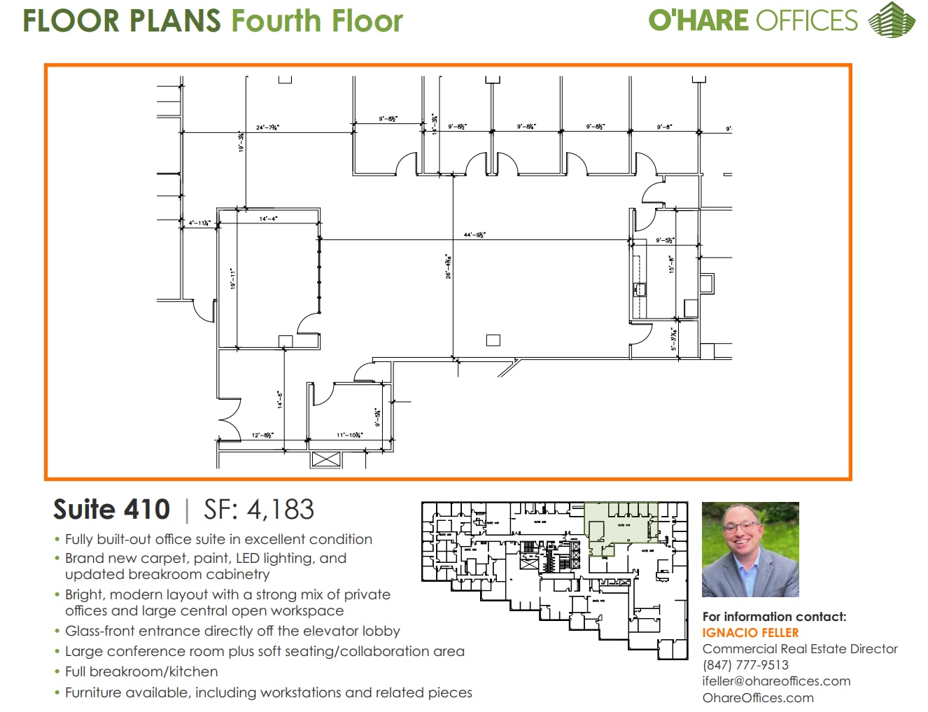 1011 E Touhy Ave, Des Plaines, IL for lease Floor Plan- Image 1 of 1