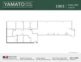 999-1001 W Yamato Rd, Boca Raton, FL for lease Floor Plan- Image 1 of 2