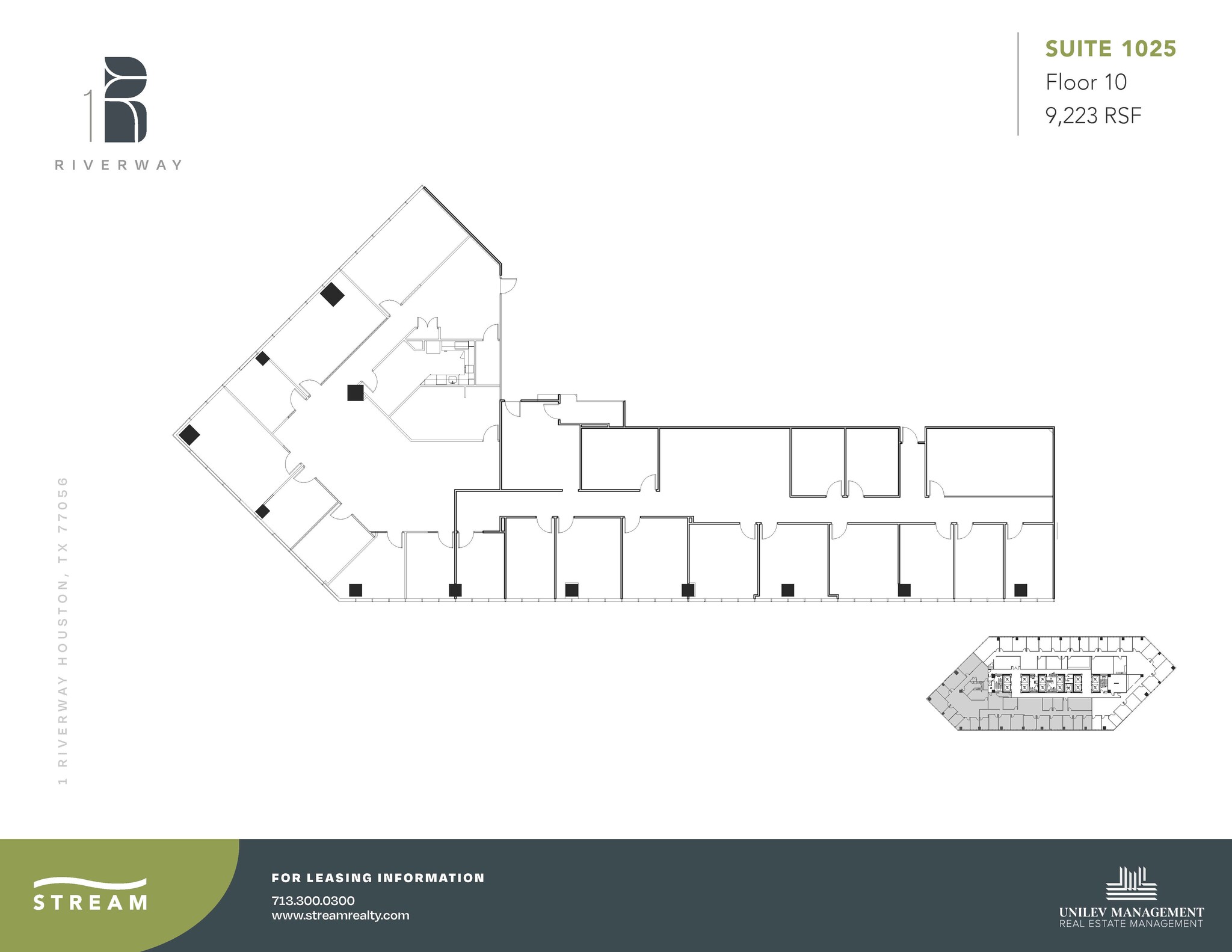 1 Riverway, Houston, TX for lease Floor Plan- Image 1 of 1