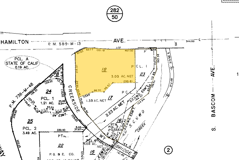 910 E Hamilton Ave, Campbell, CA for lease - Plat Map - Image 2 of 9