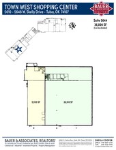 5610-5648 W Skelly Dr, Tulsa, OK for lease Floor Plan- Image 1 of 2