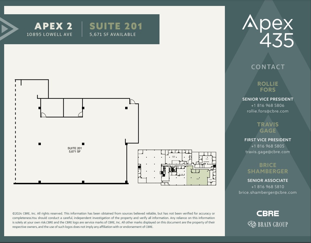 10881 Lowell Ave, Overland Park, KS for lease Floor Plan- Image 1 of 1