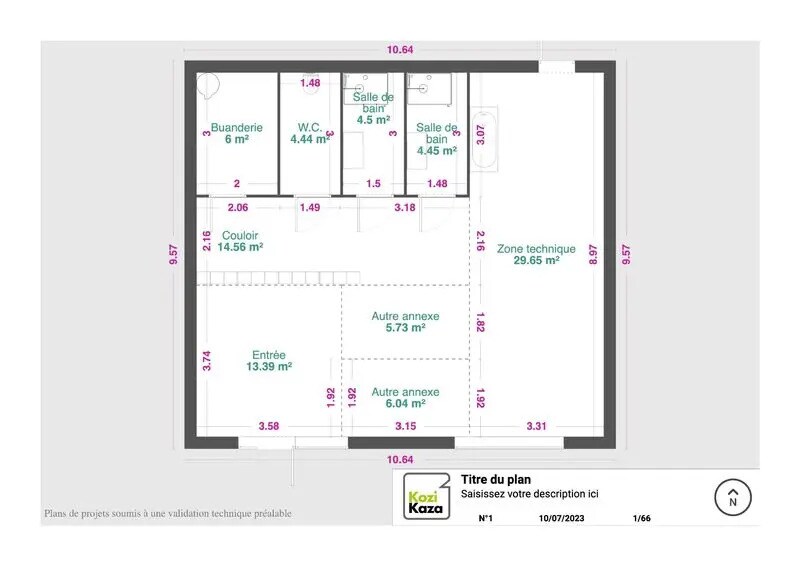 Retail in Lille for lease - Floor Plan - Image 2 of 7