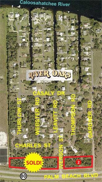 2480 Gardner Rd., Alva, FL for sale - Aerial - Image 1 of 2