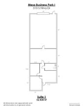 325 S Westwood St, Mesa, AZ for lease Floor Plan- Image 1 of 1