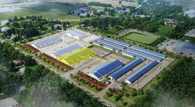 8300 Clay St, Hobart, IN - AERIAL  map view