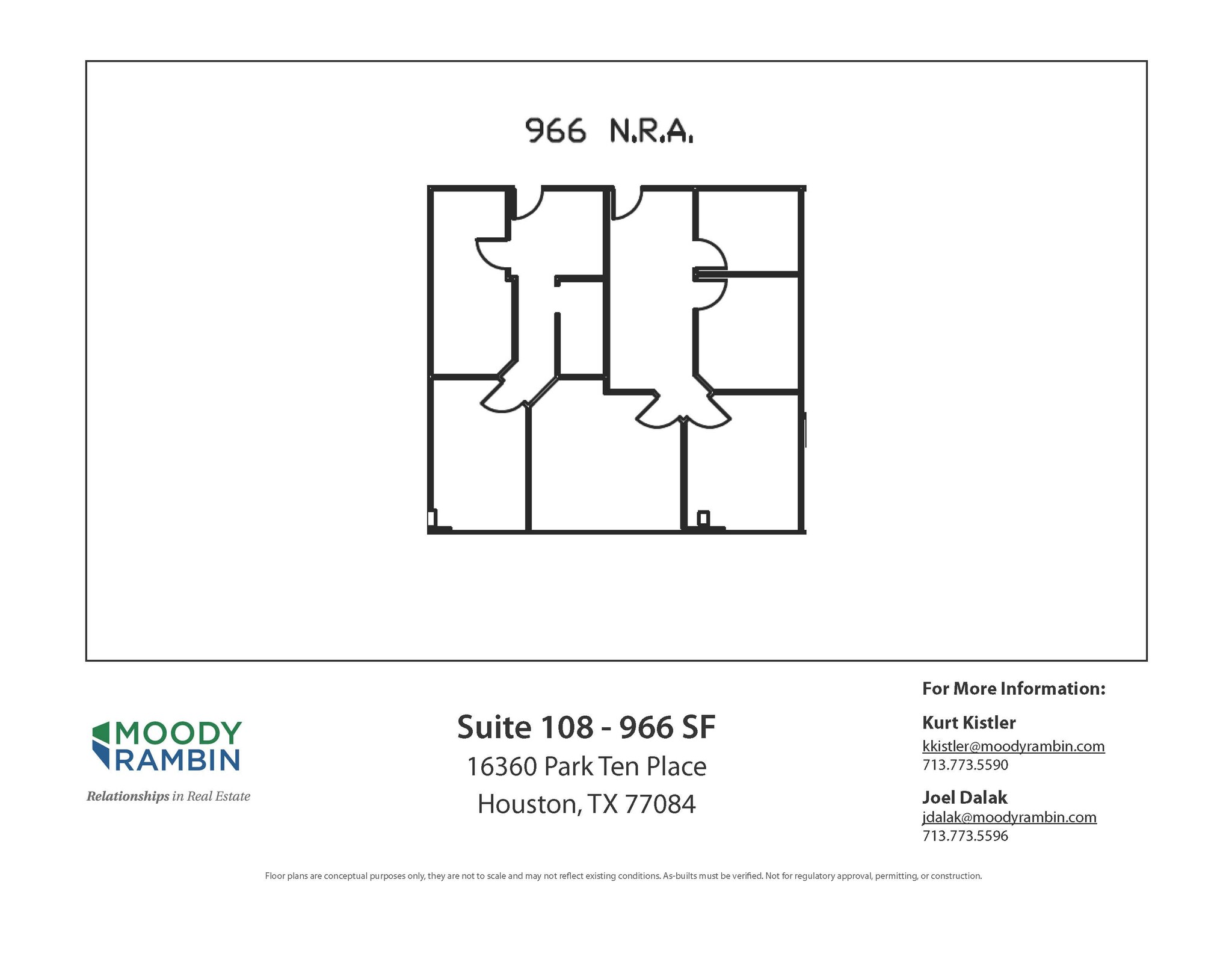 16360 Park Ten Place Dr, Houston, TX for lease Floor Plan- Image 1 of 1