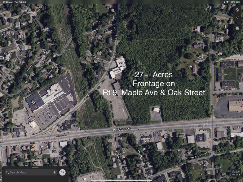 Route 9 Ave, Shrewsbury, MA for lease - Aerial - Image 3 of 8