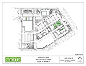 Woodward Cor, Royal Oak, MI for lease Floor Plan- Image 1 of 1