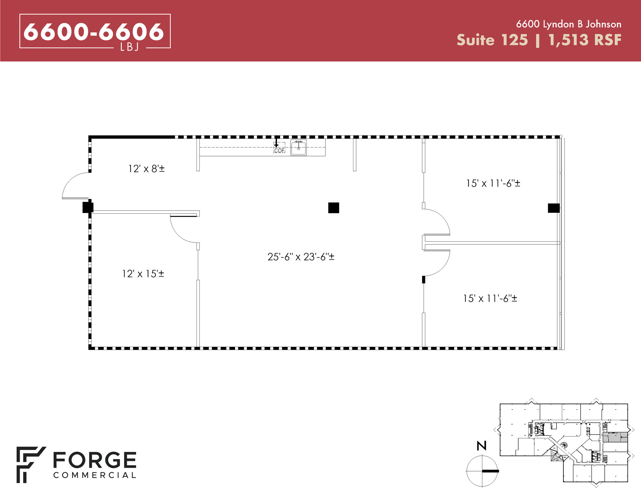 6600 Lyndon B Johnson Fwy, Dallas, TX for lease Floor Plan- Image 1 of 1