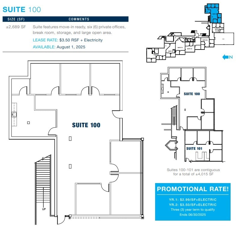 445 Marine View Ave, Del Mar, CA for lease Floor Plan- Image 1 of 1