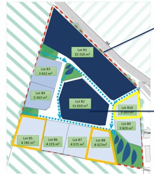 Land in Fontenay-Trésigny for sale - Site Plan - Image 3 of 3