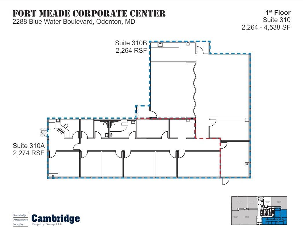 2288 Blue Water Blvd, Odenton, MD for lease Floor Plan- Image 1 of 1