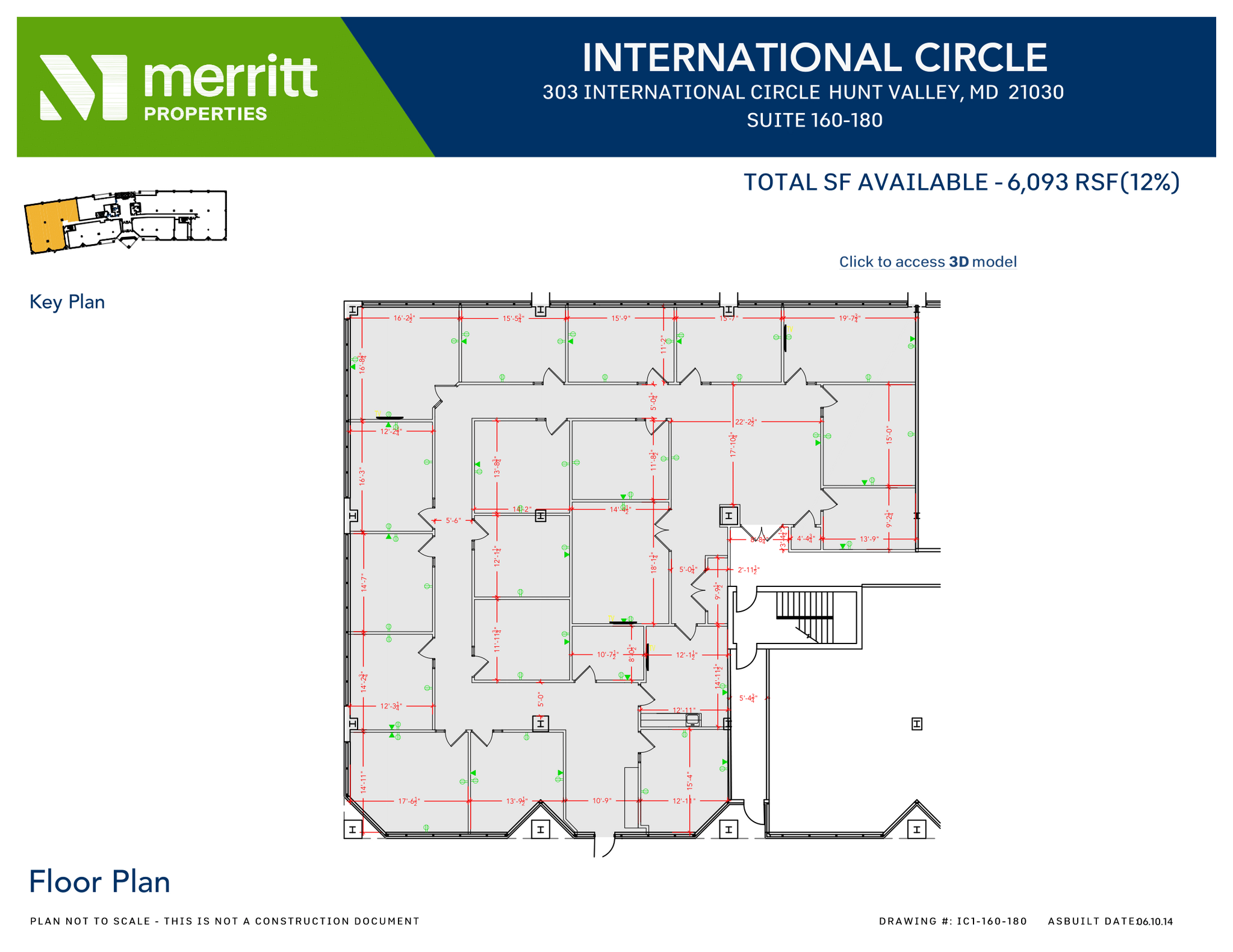 303 International Cir, Hunt Valley, MD for lease Floor Plan- Image 1 of 1