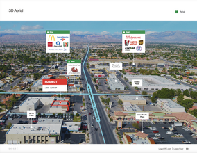 5755 Spring Mountain Rd, Las Vegas, NV - aerial  map view