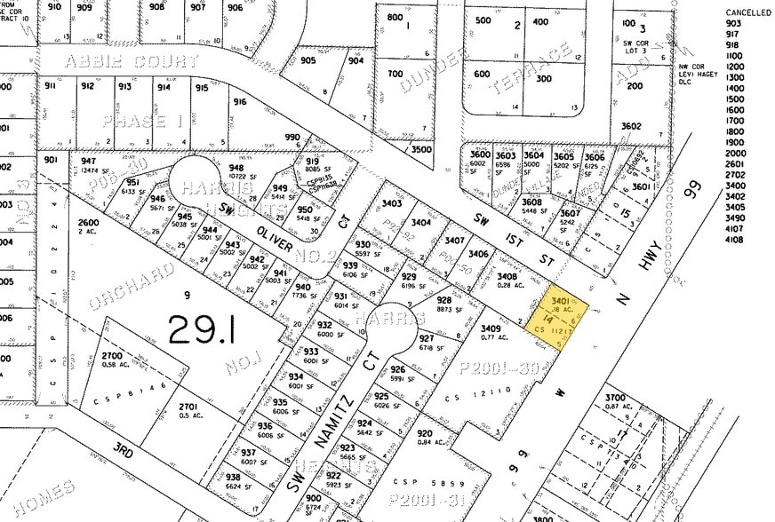 110 SW 99 Hwy W, Dundee, OR for sale - Plat Map - Image 1 of 1