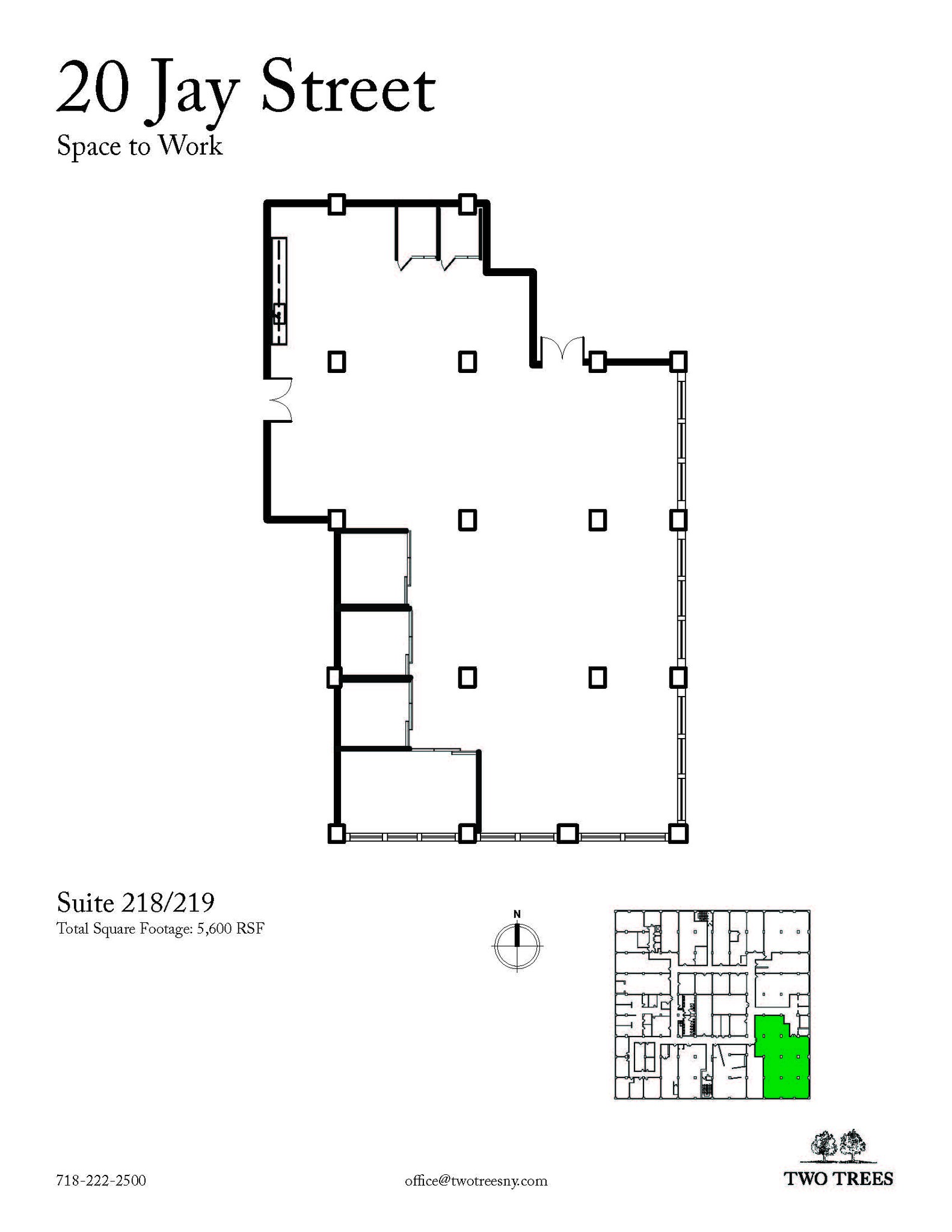 20 Jay St, Brooklyn, NY for lease Floor Plan- Image 1 of 10