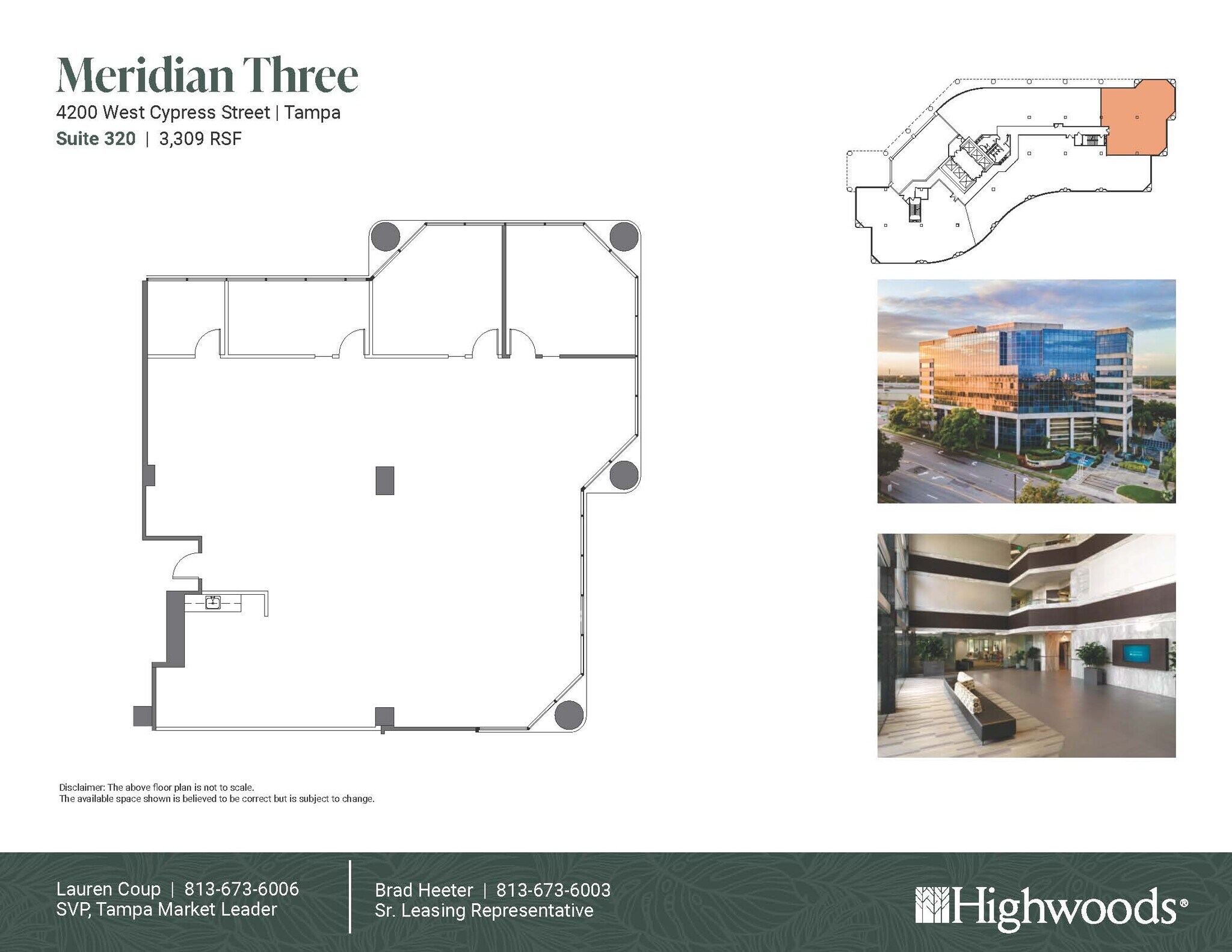 4350 W Cypress St, Tampa, FL for lease Floor Plan- Image 1 of 1
