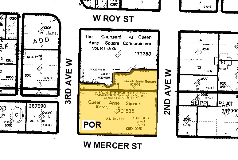 220 W Mercer St, Seattle, WA for sale Plat Map- Image 1 of 1