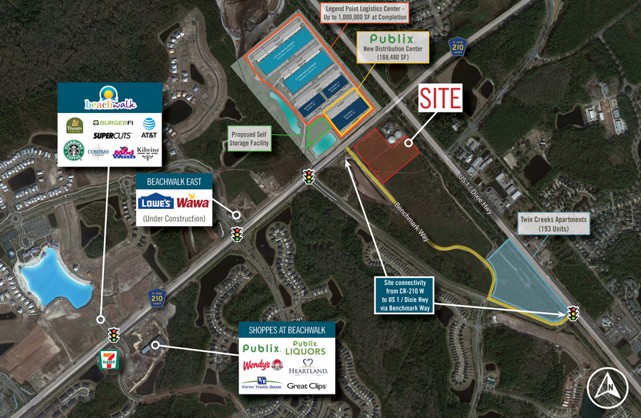 CR 210 W & Benchmark Way rd, Saint Johns, FL for lease - Building Photo - Image 2 of 3