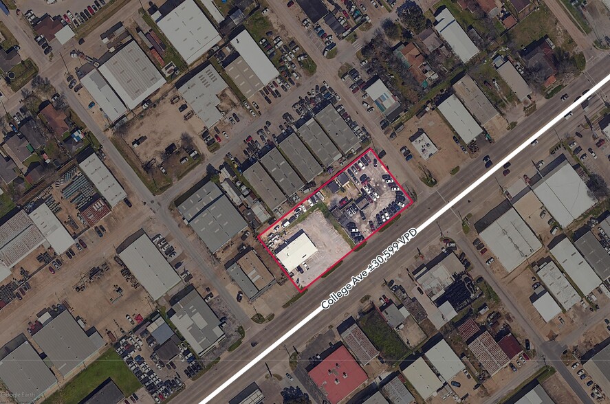 1303 College Ave, South Houston, TX for lease - Aerial - Image 2 of 2