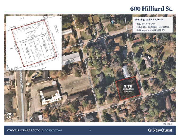 Conroe Multifamily Portfolio portfolio of 4 properties for sale on LoopNet.com - Site Plan - Image 3 of 6