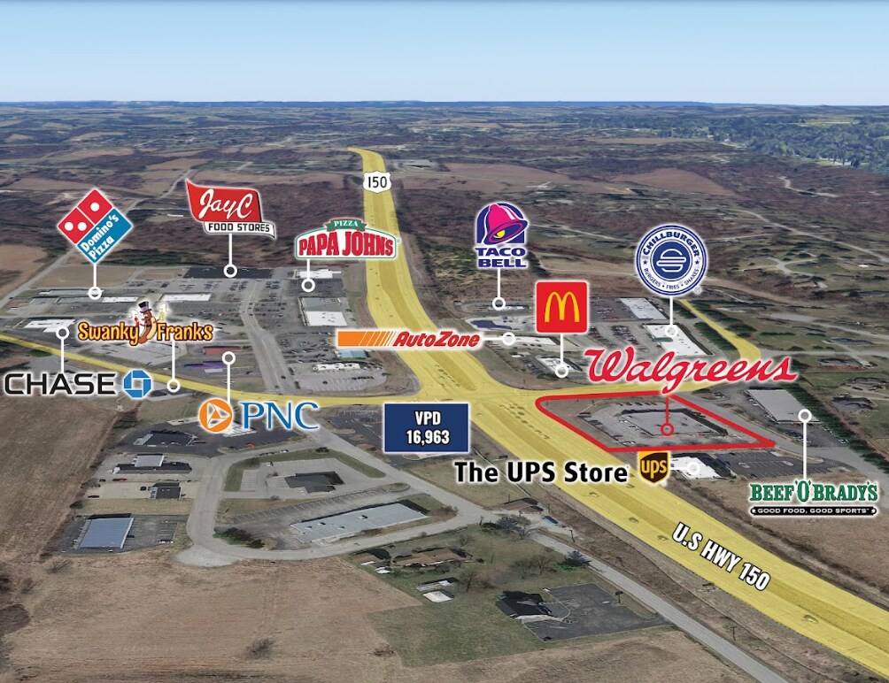 200 La Follette Sta S, Floyds Knobs, IN 47119 Walgreens Absolute NNN