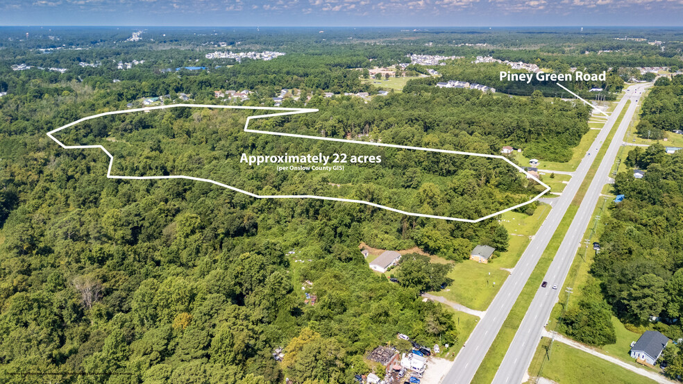 Piney Green Rd & Jeanette Dr, Jacksonville, NC for sale - Aerial - Image 1 of 13