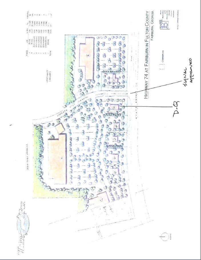 Hwy 74, Fairburn, GA for sale Plat Map- Image 1 of 1