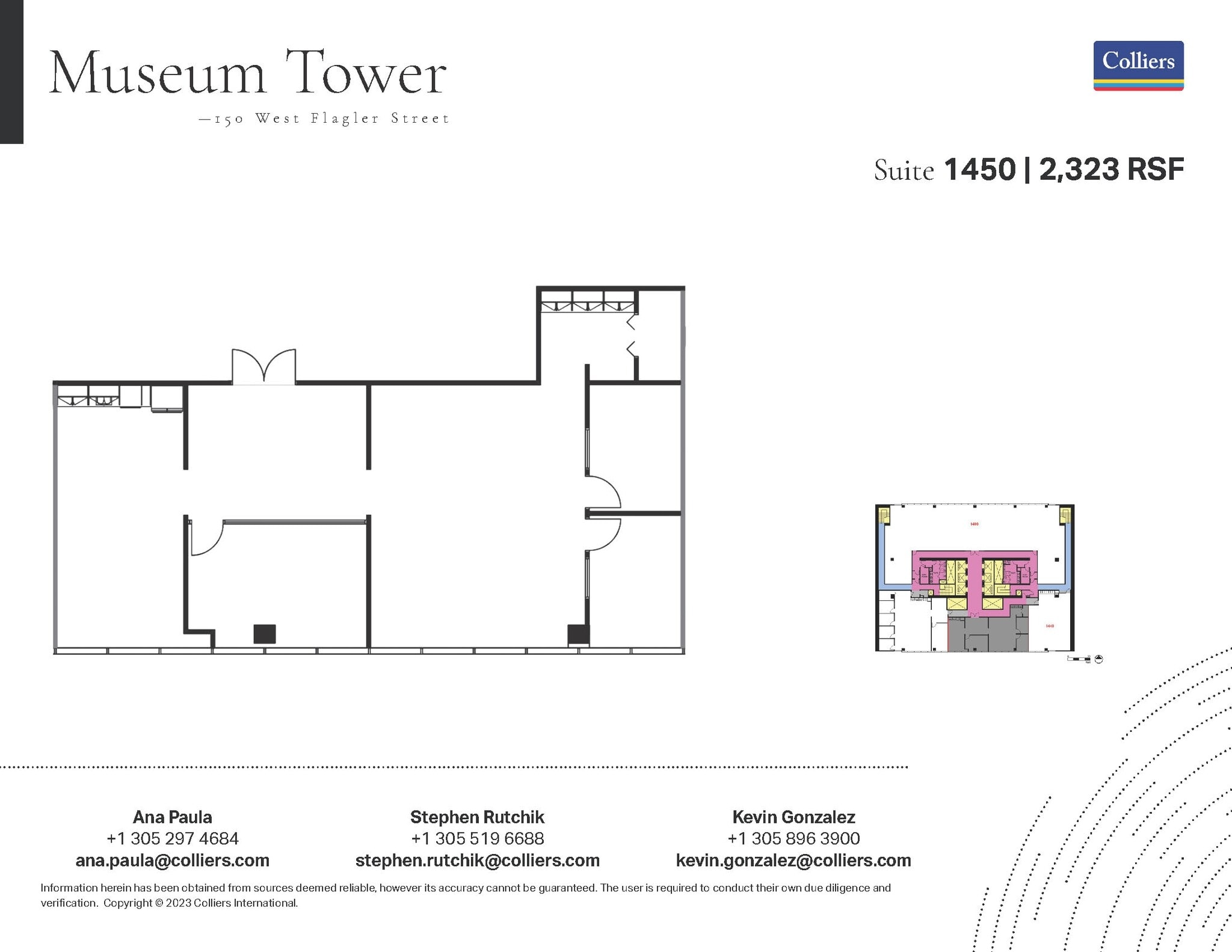 150 W Flagler St, Miami, FL for lease Floor Plan- Image 1 of 1