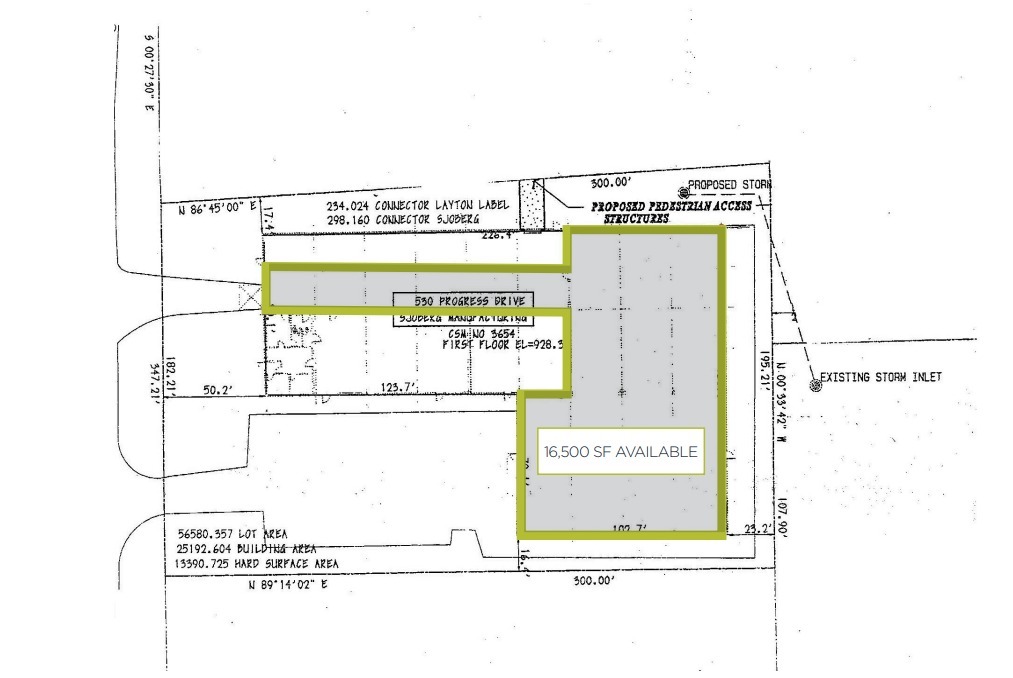 530 Progress Dr, Hartland, WI for lease Floor Plan- Image 1 of 2