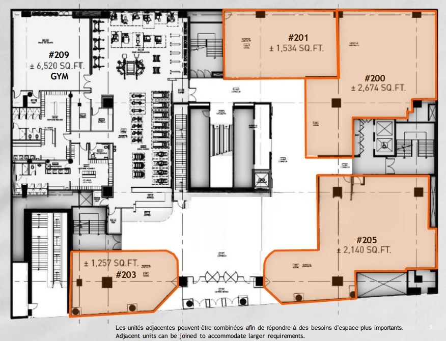 2001 Boul Robert-Bourassa, Montréal, QC for lease Floor Plan- Image 1 of 1