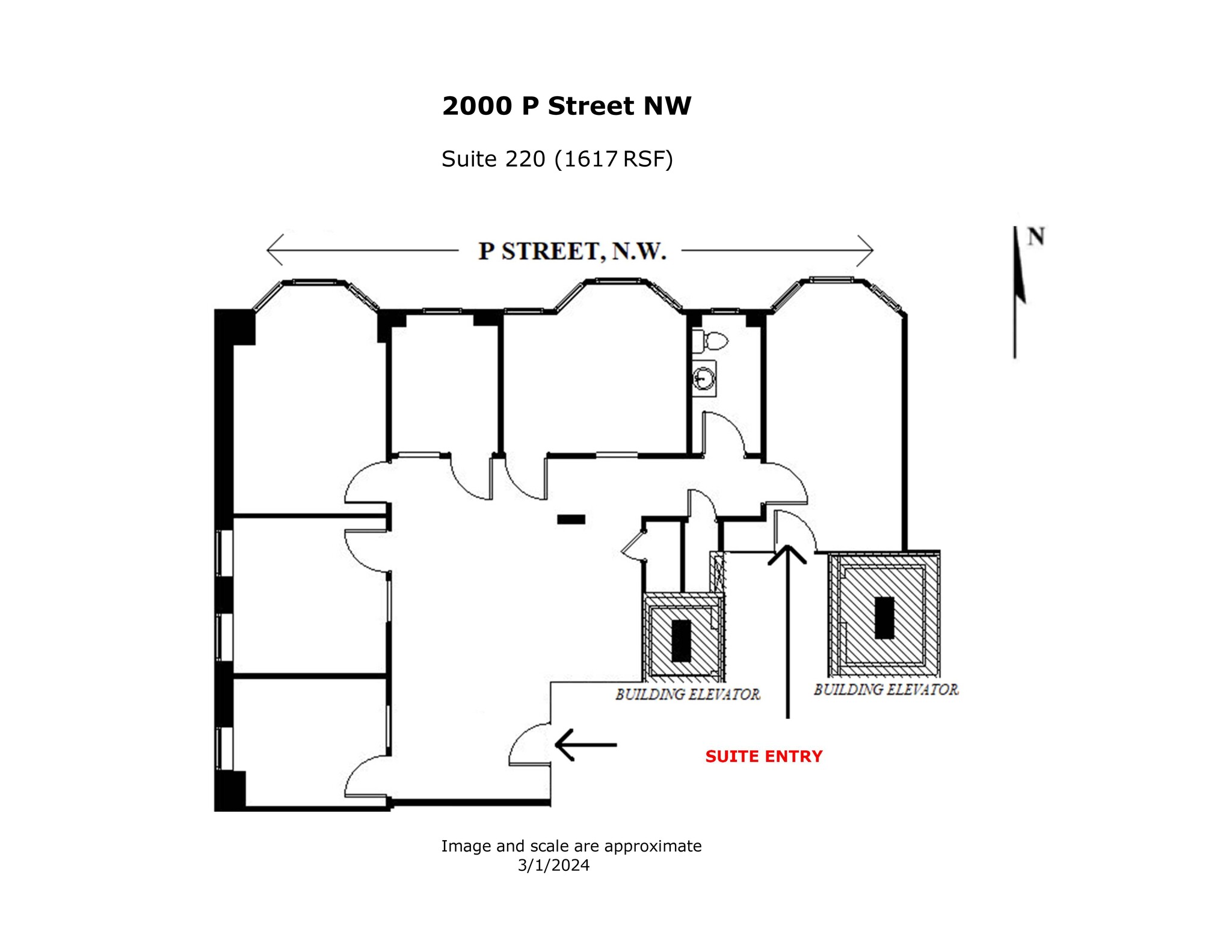 2000 P St NW, Washington, DC for lease Site Plan- Image 1 of 8