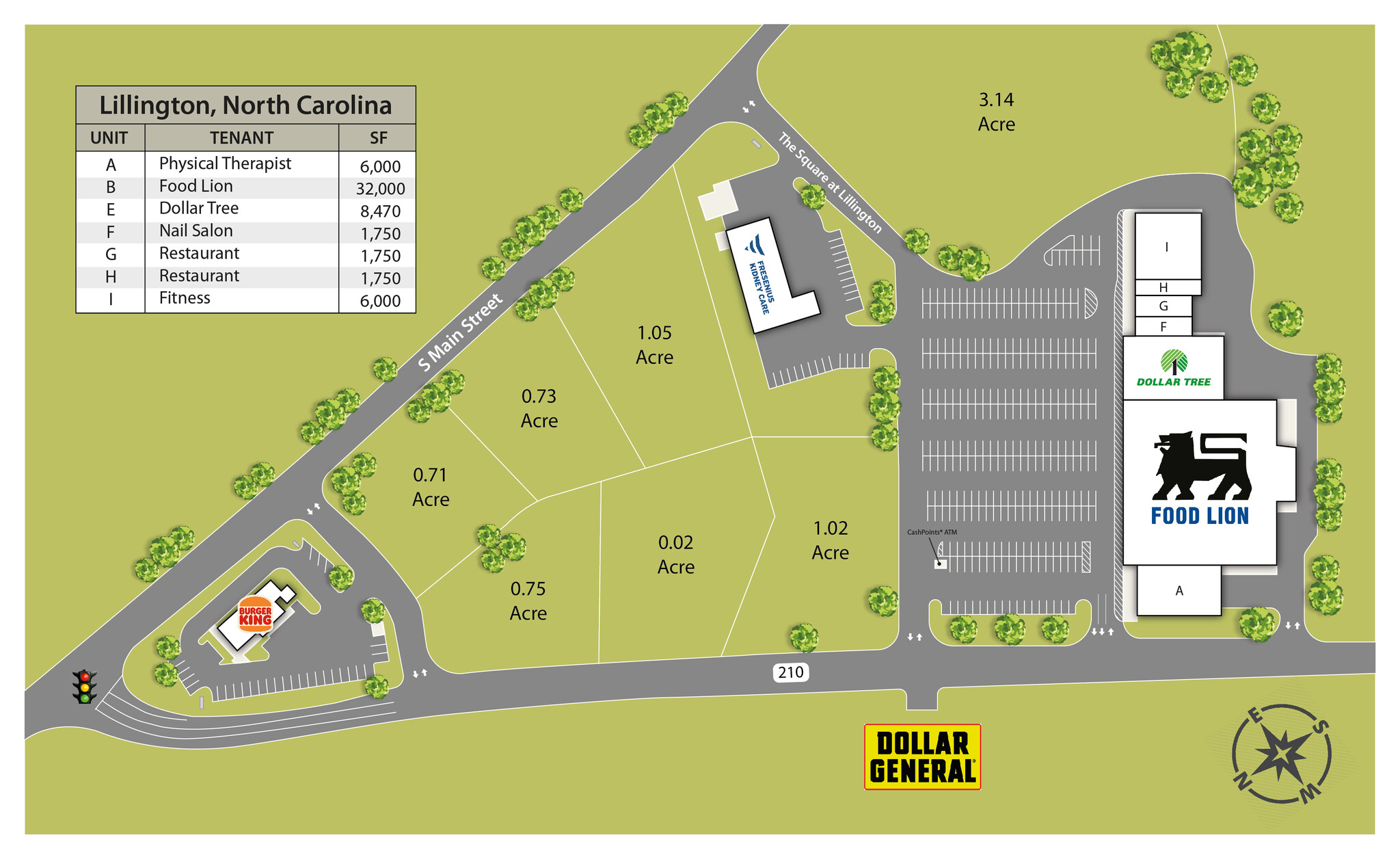 Nc-210 Hwy S, Lillington, NC for sale Site Plan- Image 1 of 2