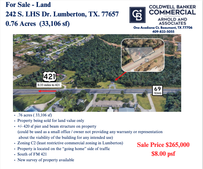 242 S Lhs Dr, Lumberton, TX for sale Primary Photo- Image 1 of 5