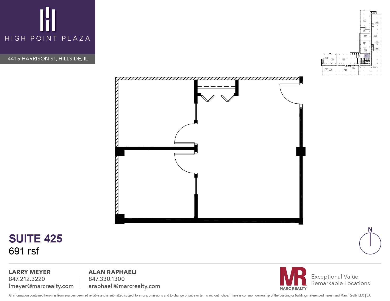 4415 W Harrison St, Hillside, IL for lease Floor Plan- Image 1 of 1
