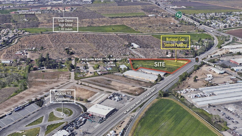 4343 N Wilson Way, Stockton, CA for sale - Aerial - Image 1 of 1
